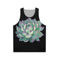 Succulent plant unisex tank top