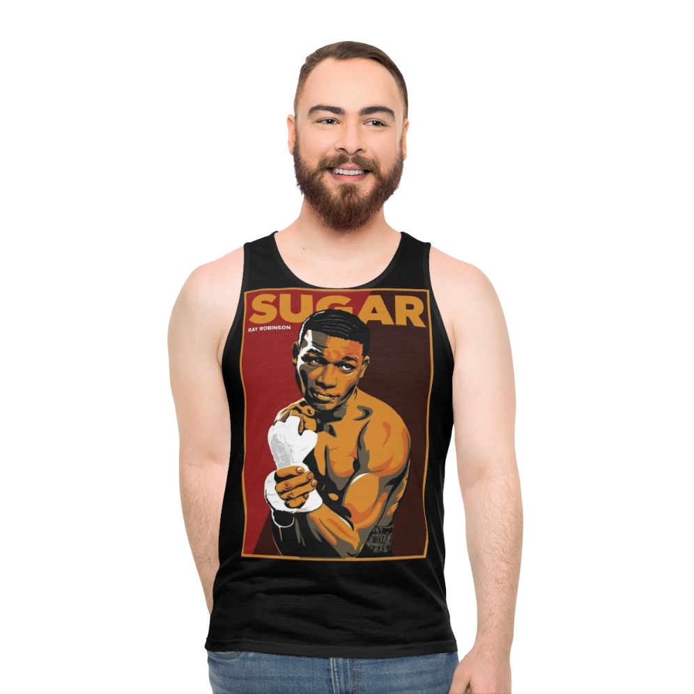 Sugar Ray Robinson unisex boxing tank top