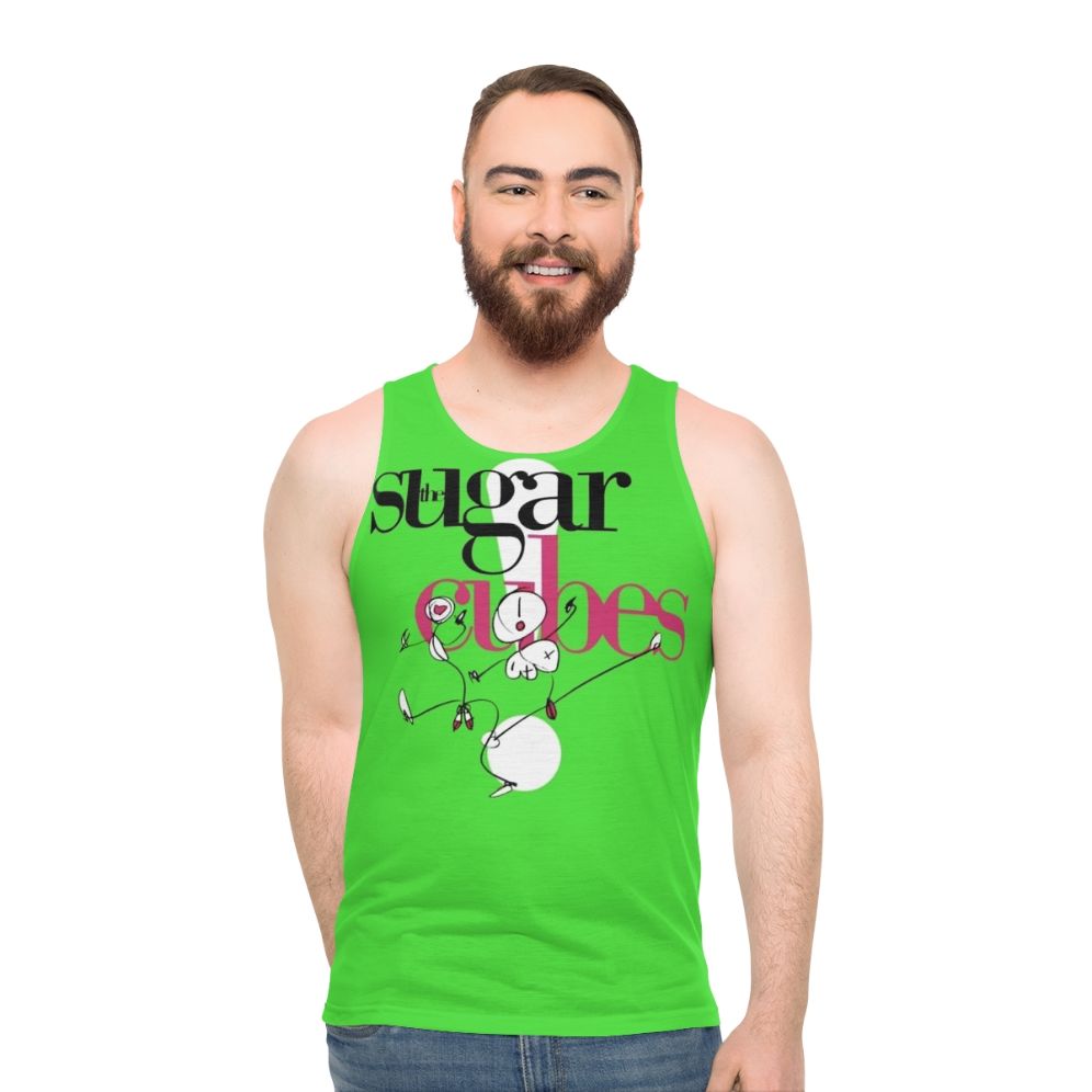 Sugarcubes Unisex Tank Top featuring Bjork's iconic alternative music style