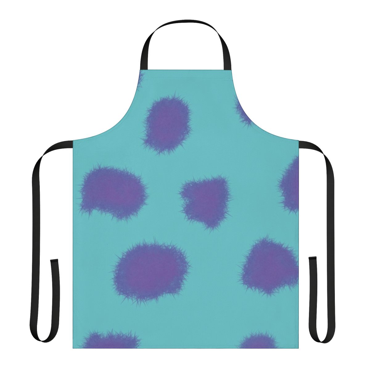 Sully-inspired monster apron with a playful Monsters Inc. design
