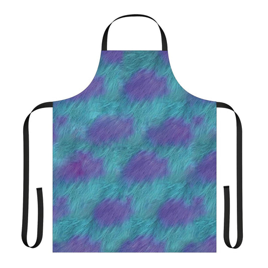 Sully-inspired apron featuring the beloved character from the Pixar movie Monsters Inc.