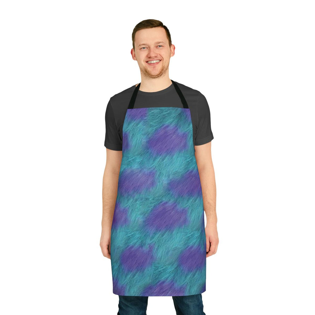 Sully-inspired apron featuring the beloved character from the Pixar movie Monsters Inc.