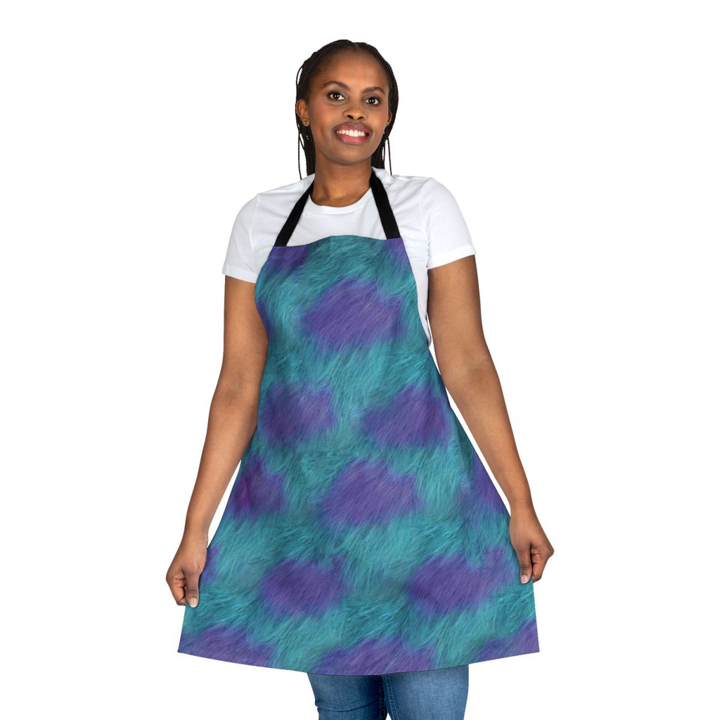 Sully-inspired apron featuring the beloved character from the Pixar movie Monsters Inc.