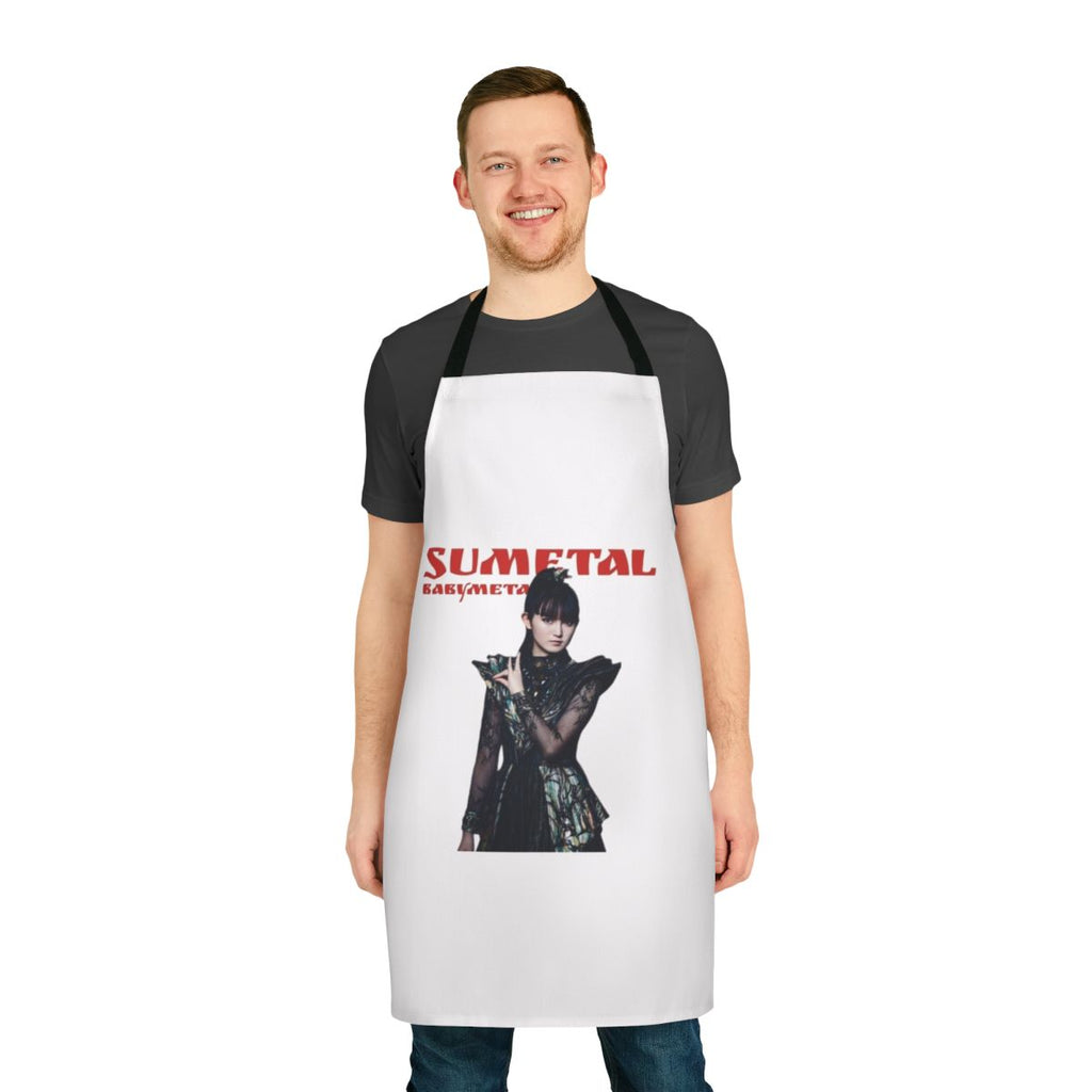 Sumetal-inspired metal apron with Japanese music design