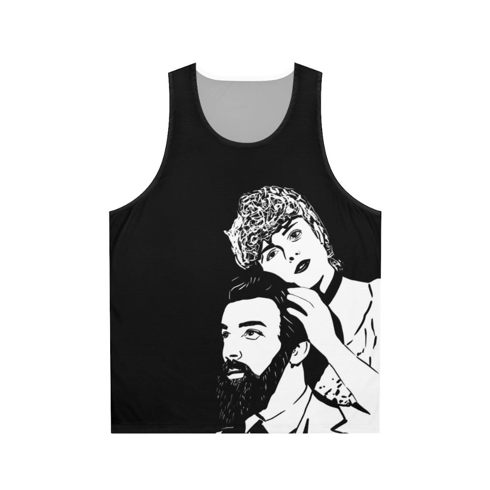 Unisex tank top with "Sunday in the Park with George" musical theater design