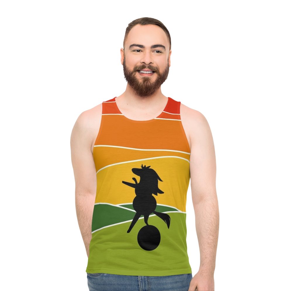 Sunset Adventure Time James Baxter Unisex Tank Top