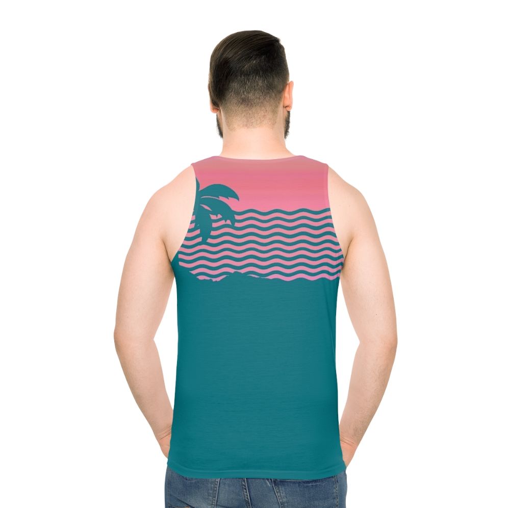 Sunset fade unisex tank top