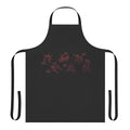 Sunset graphic apron with aibo robot dog design