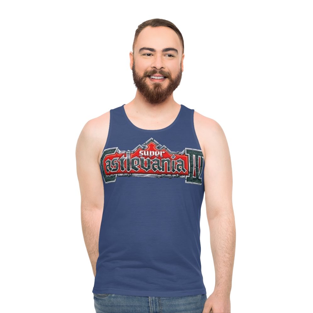 Super Castlevania Logo Unisex Tank Top