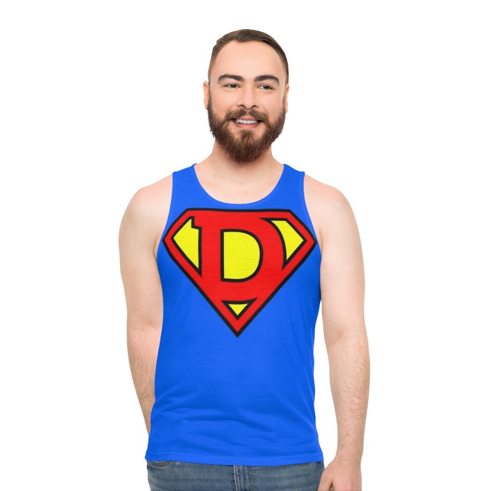 Super Letter D Unisex Tank Top