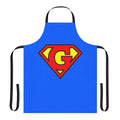 Super Letter Initial Apron - Superhero Themed Kitchen Accessory