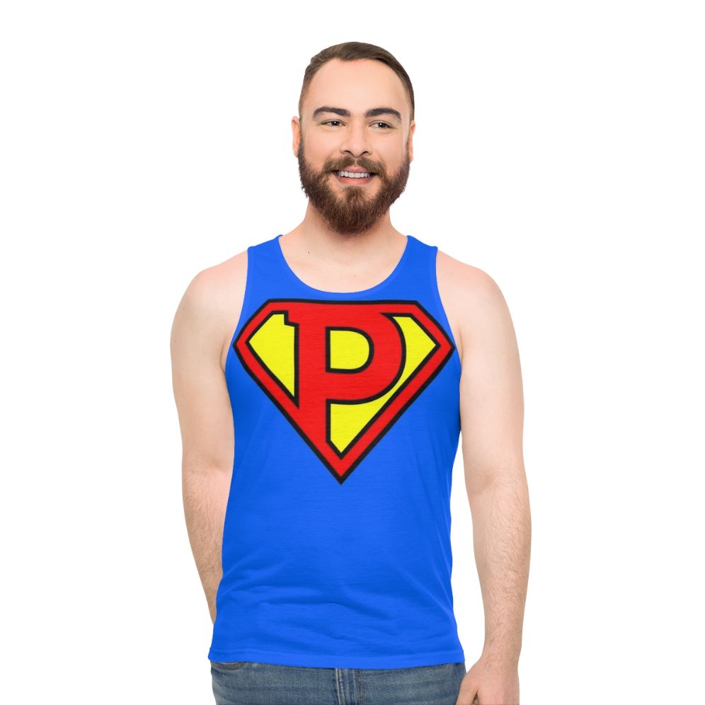 Super Letter P Unisex Tank Top