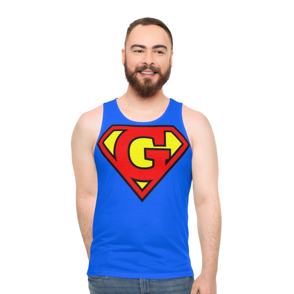 Super Letter Unisex Tank Top