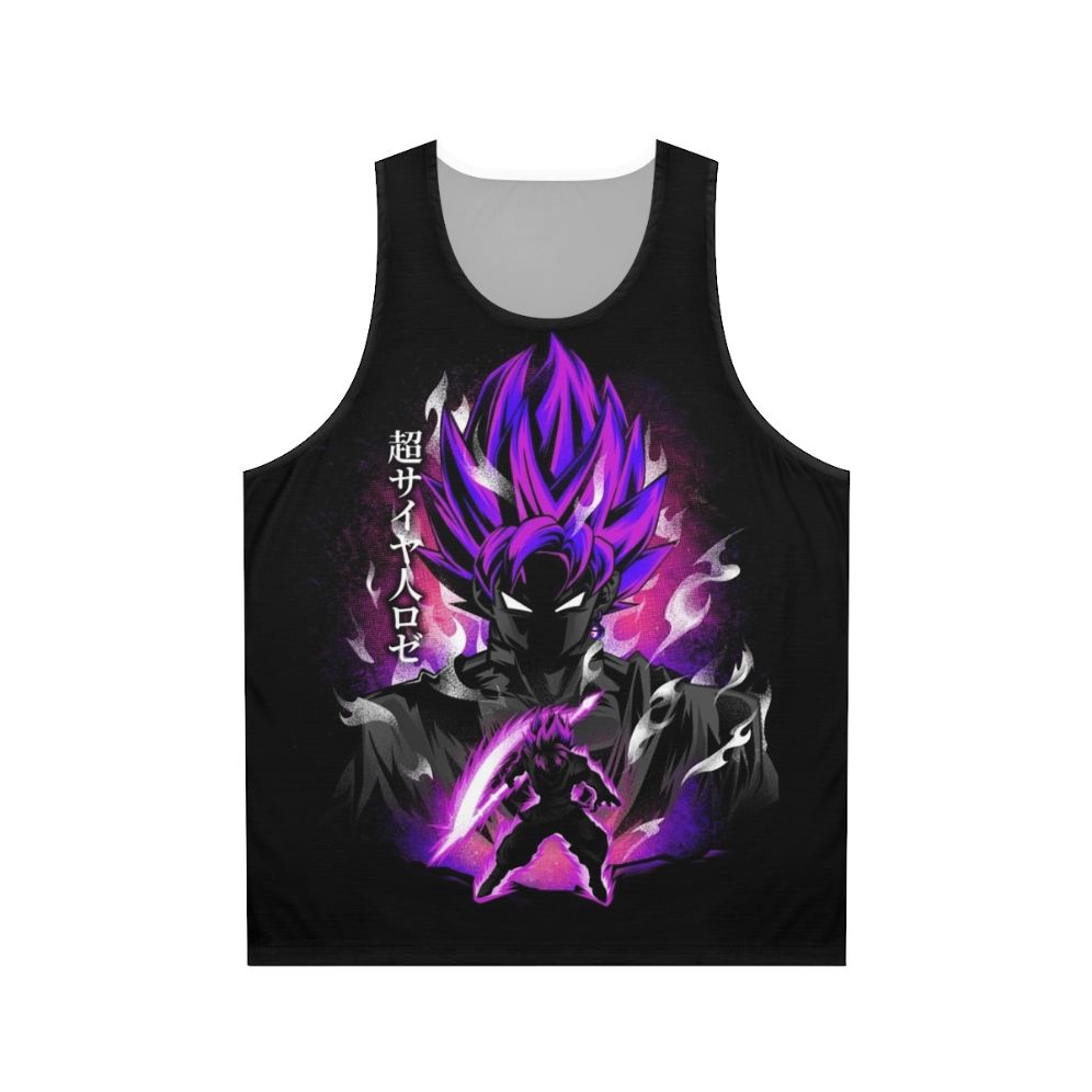 Super Rose Power Unisex Anime Tank Top