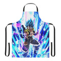 Super Sayajin Blue inspired apron featuring Gogeta from Dragon Ball Super