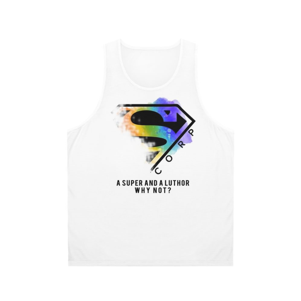 Supercorp Unisex Tank Top featuring Kara Danvers and Lena Luthor