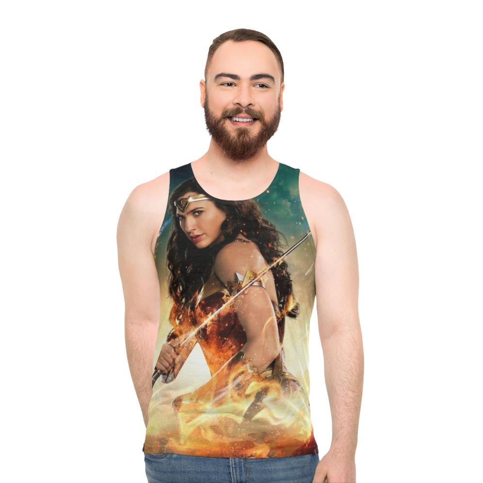 Superhero Amazon Warrior Unisex Tank Top
