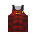Superhero art unisex tank top with Robin design