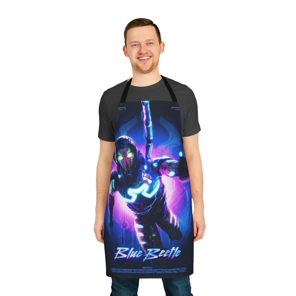 Blue Beetle Superhero Beetle Inspired Apron