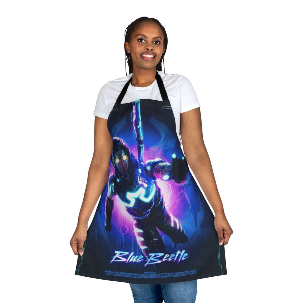 Blue Beetle Superhero Beetle Inspired Apron