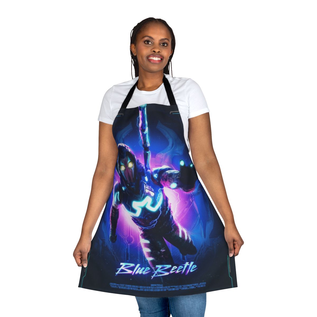 Blue Beetle Superhero Beetle Inspired Apron