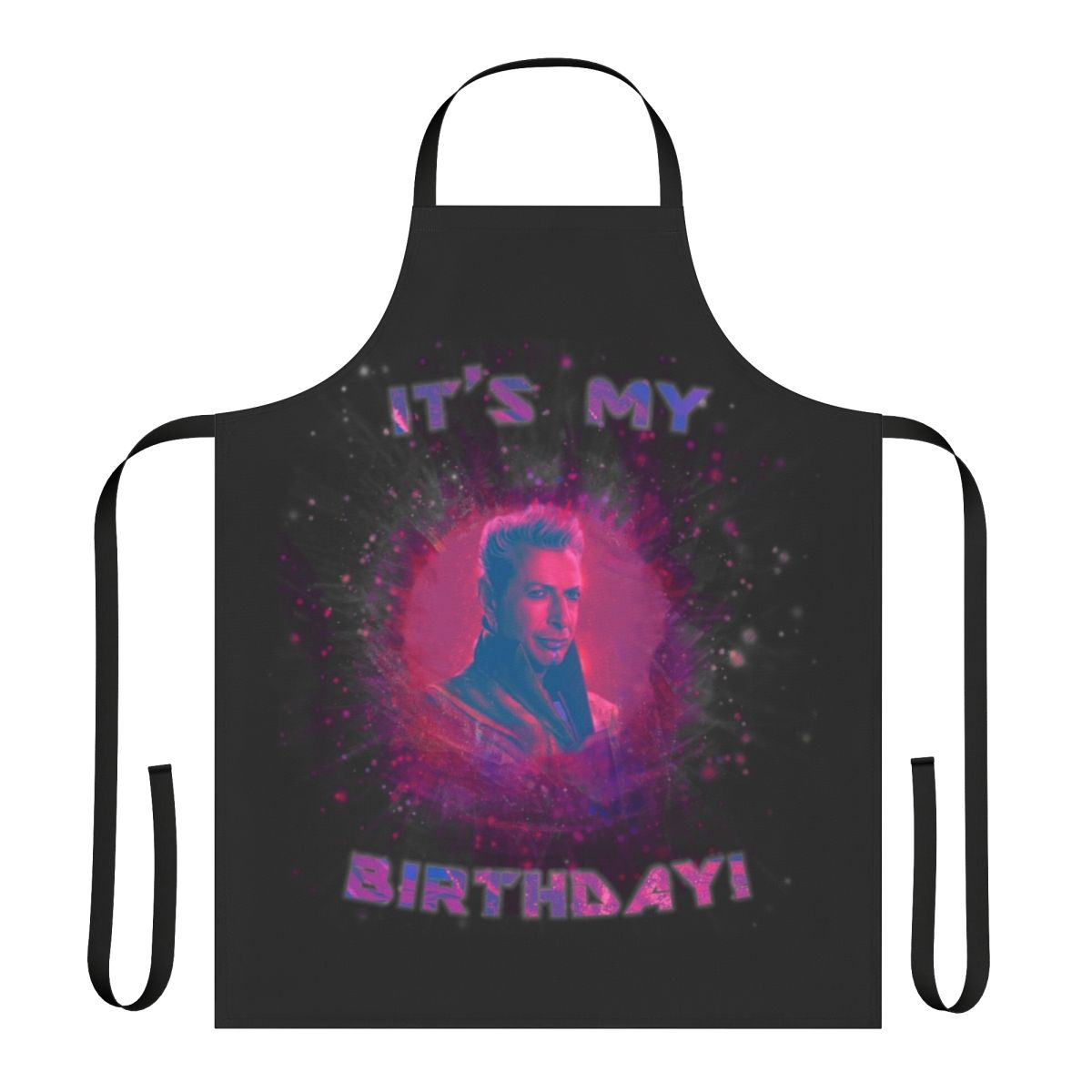Grandmaster-inspired apron with Marvel characters for birthday celebrations