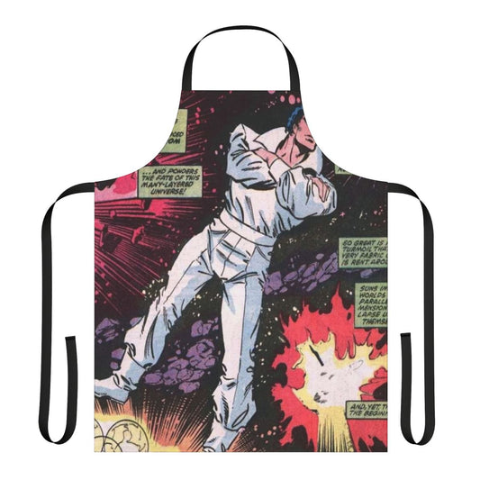 Superhero Comic Book Inspired Apron with Beyonder Space Design