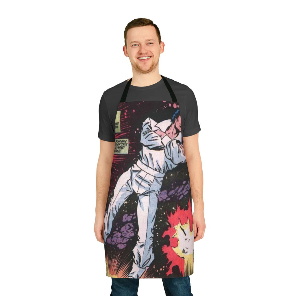 Superhero Comic Book Inspired Apron with Beyonder Space Design