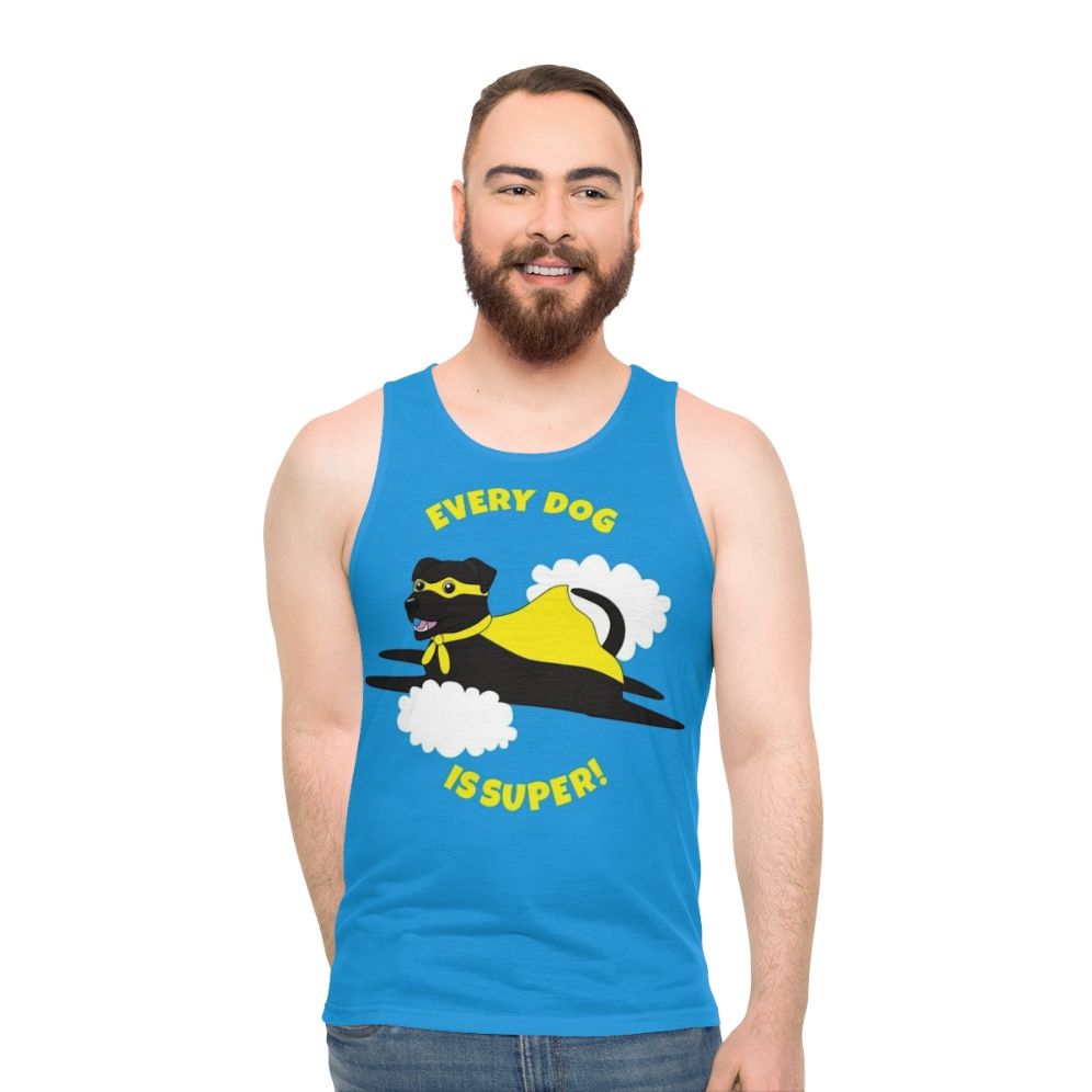 Superhero Dog Unisex Tank Top
