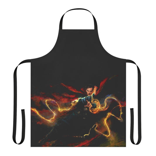 Apron featuring Benedict Cumberbatch as the character Doctor Strange from the Marvel superhero universe