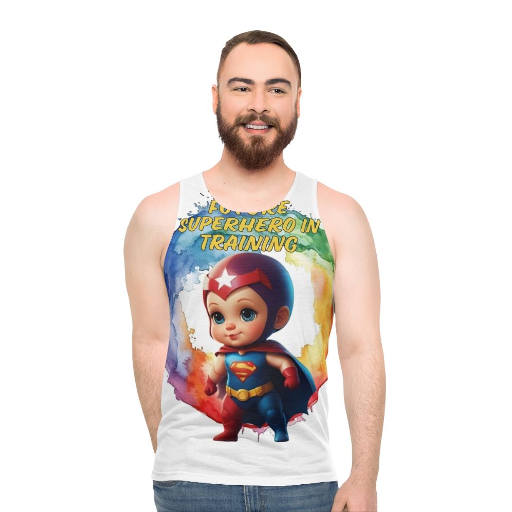 Superhero in Training Unisex Tank Top