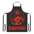 Anesthetic Juggernaut-themed apron with comic book-style graphics