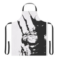 Superhuman-themed apron with Wolverine and X-Men inspired design