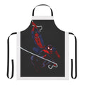 Stylish apron featuring Spider-Man, Miles Morales, and other web-slinging heroes