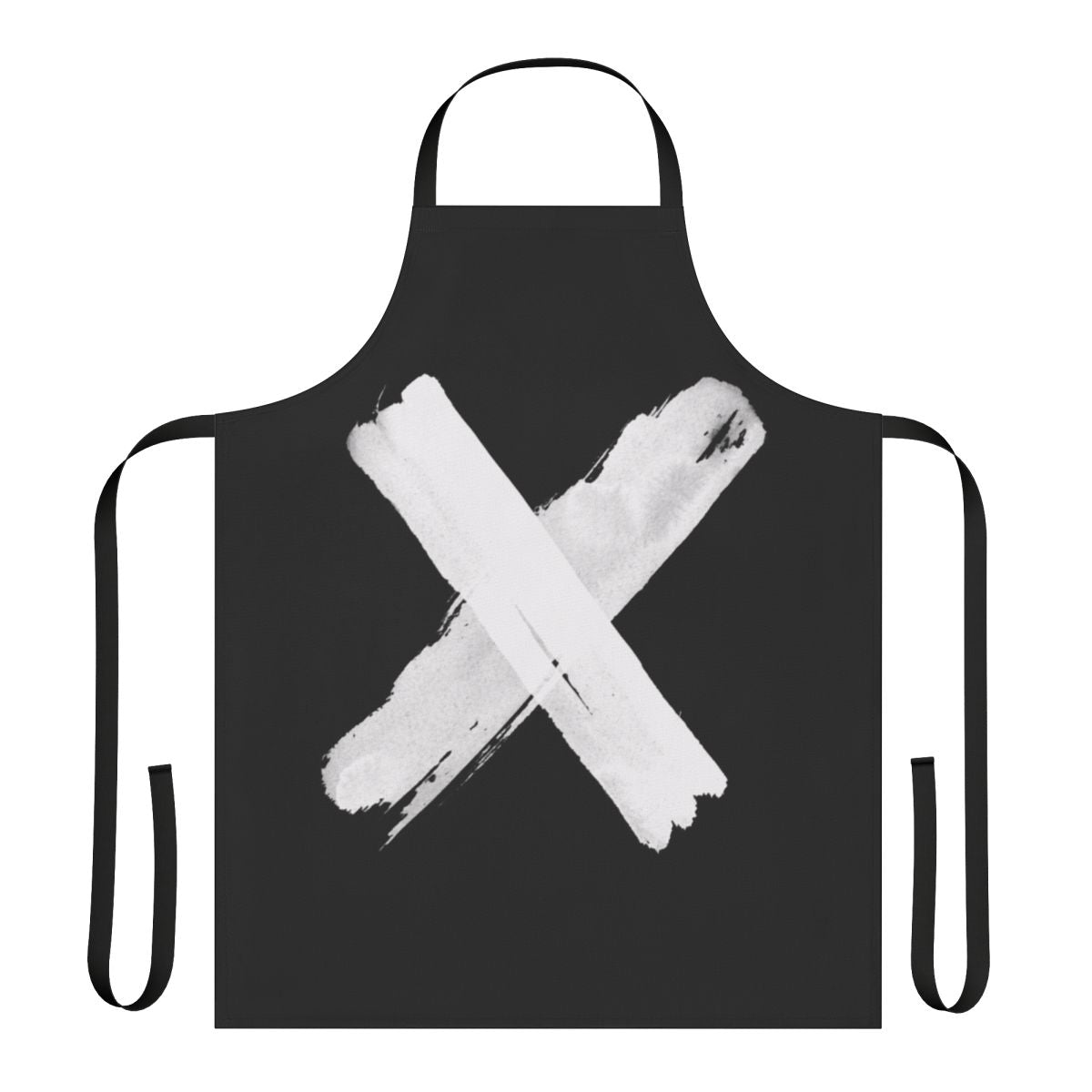 White apron with "MM" logo, inspired by the TV series "The Boys"