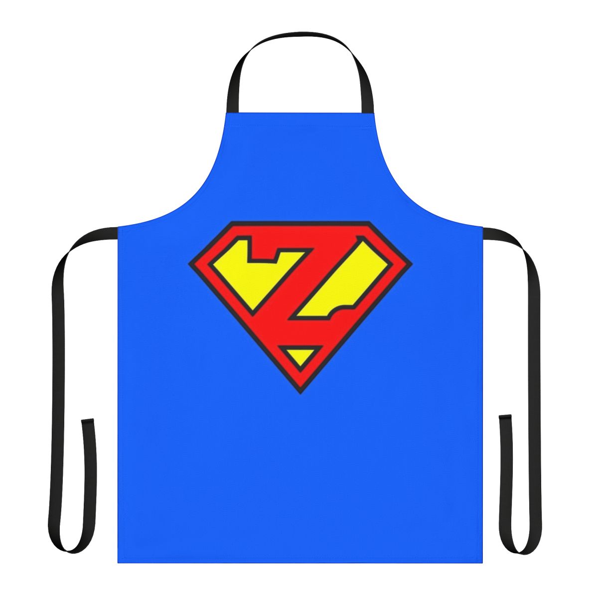 Superhero Inspired Apron with the Letter Z Design