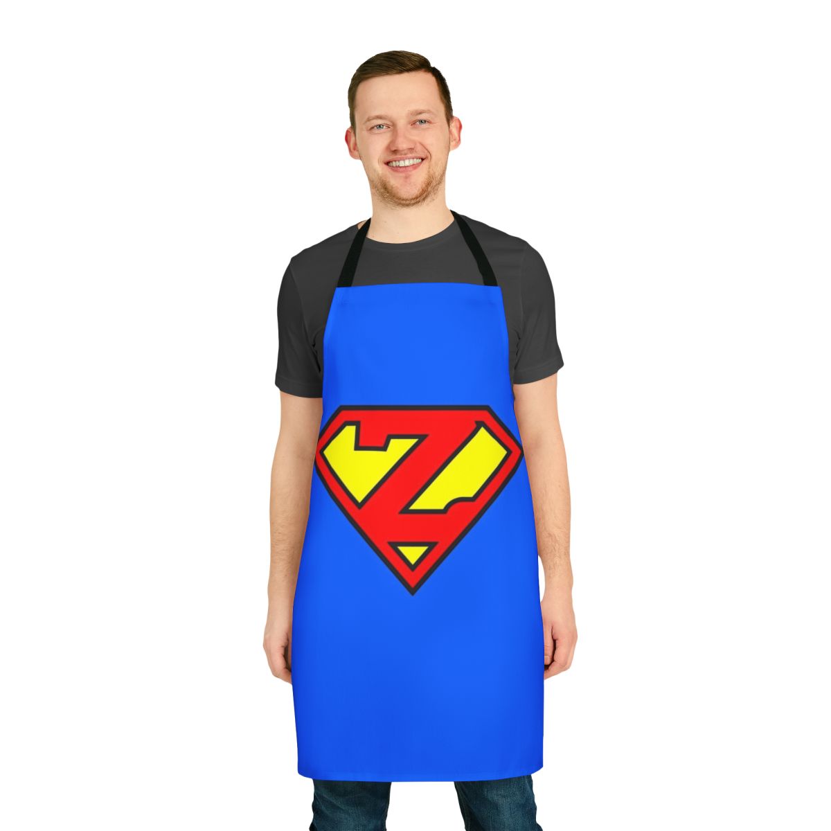 Superhero Inspired Apron with the Letter Z Design