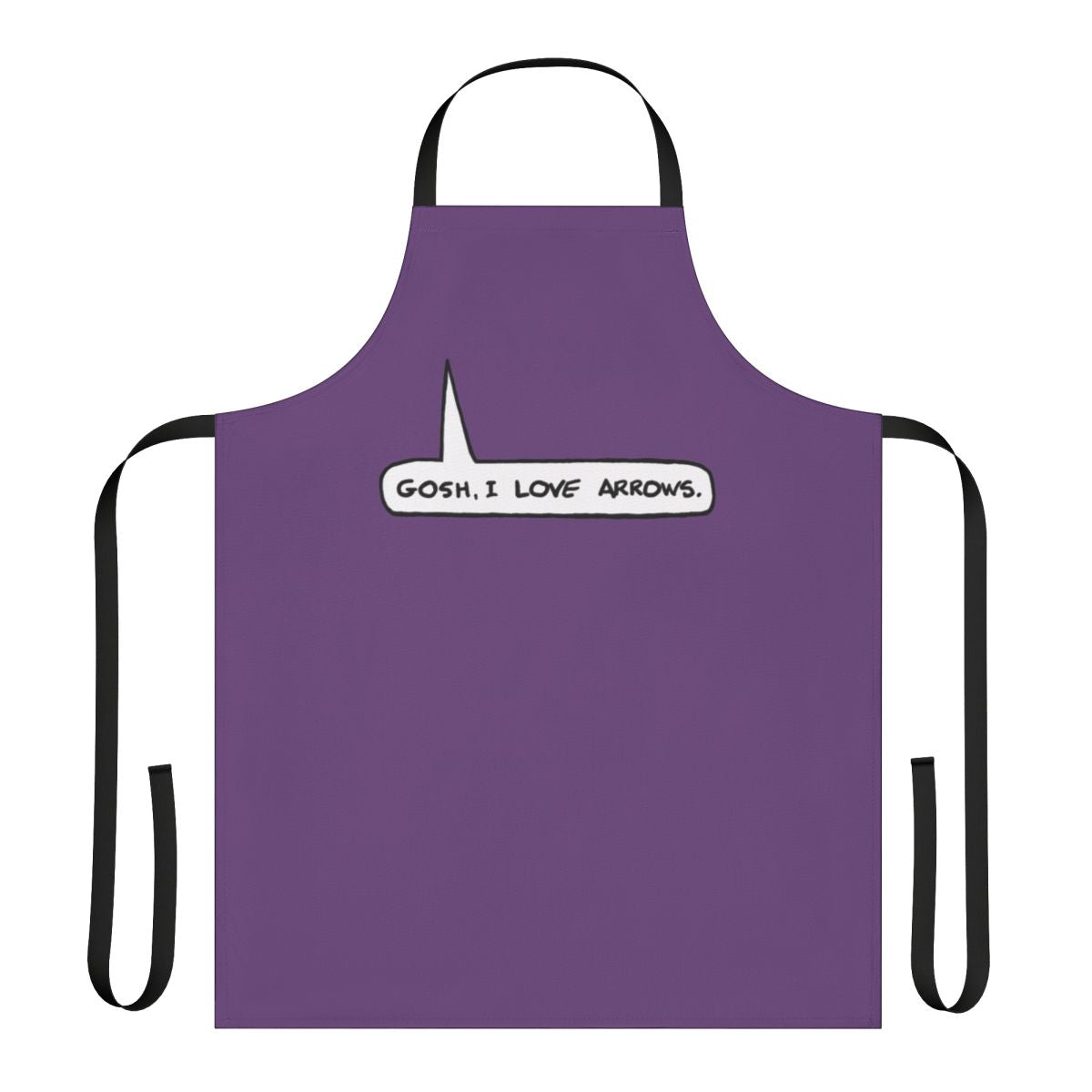 Stylish apron featuring an arrow design, perfect for Marvel fans and archery enthusiasts