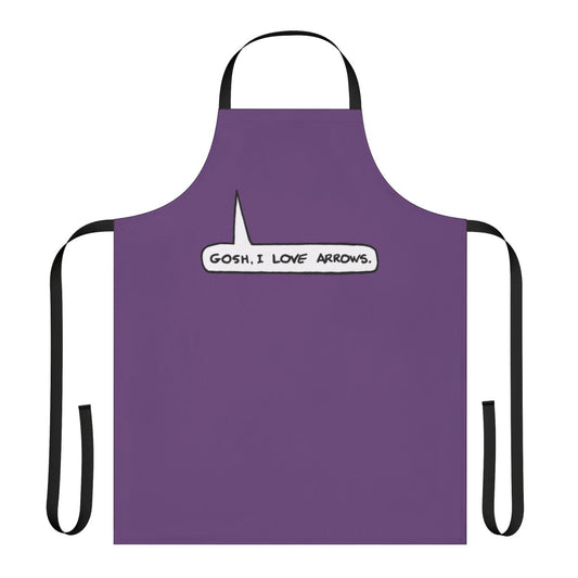 Stylish apron featuring an arrow design, perfect for Marvel fans and archery enthusiasts