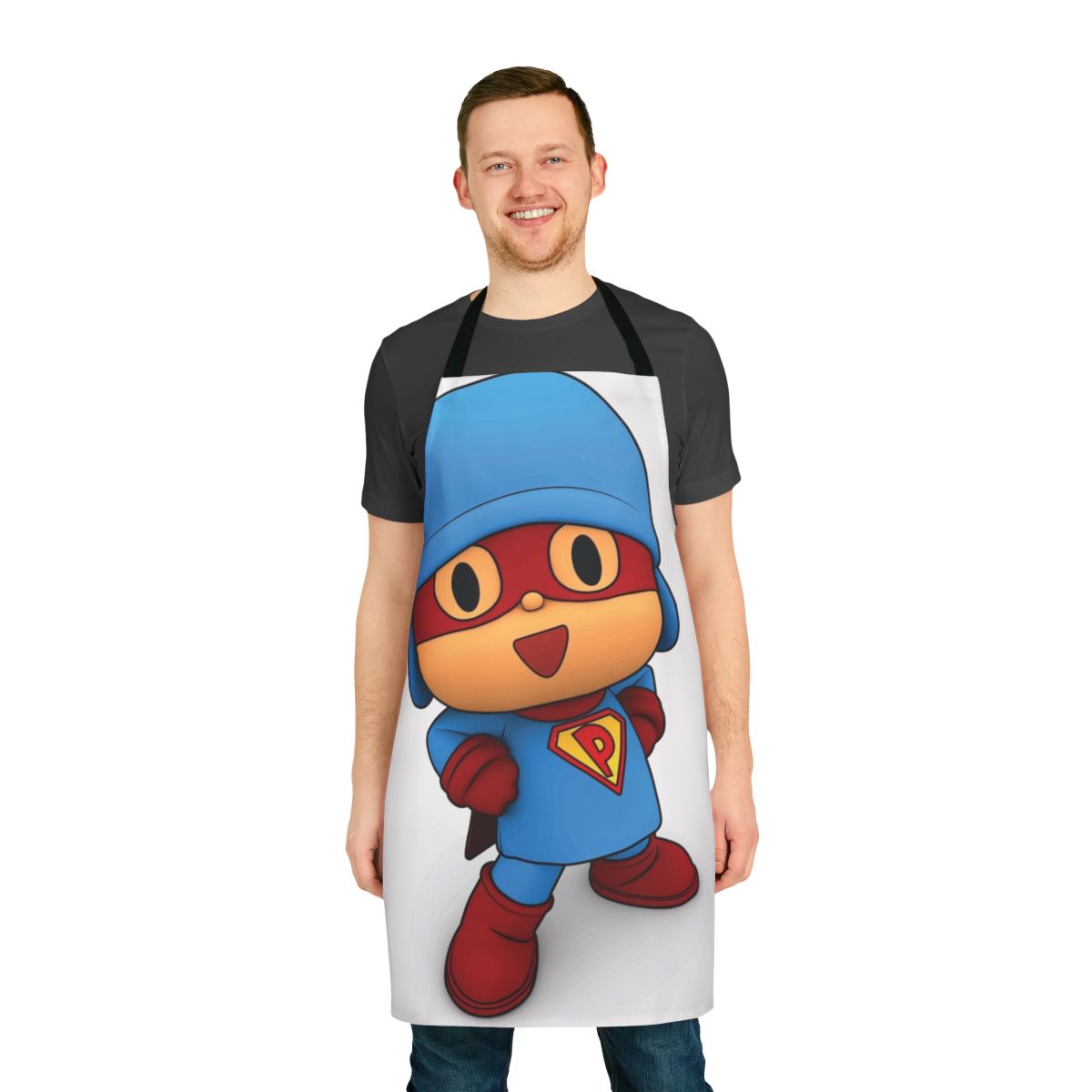 Superhero-Inspired Best Friend Apron with a playful, artful design