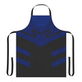 Blue Beetle-themed apron featuring the iconic superhero design