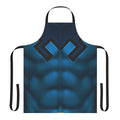 Blue Beetle superhero character art printed on a high-quality apron.