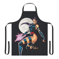 A high-quality comic art-style apron featuring the Marvel character Psylocke/Betsy Braddock