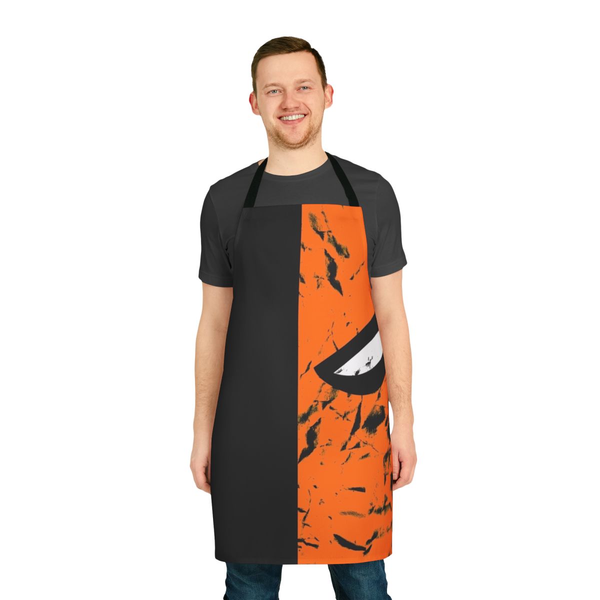 Deathstroke-themed apron with faded design