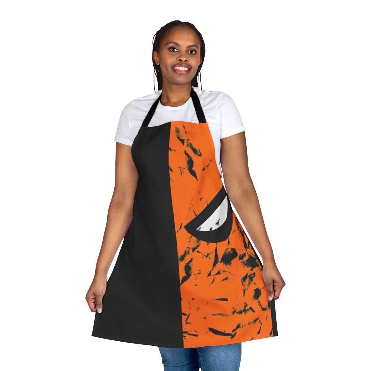 Deathstroke-themed apron with faded design