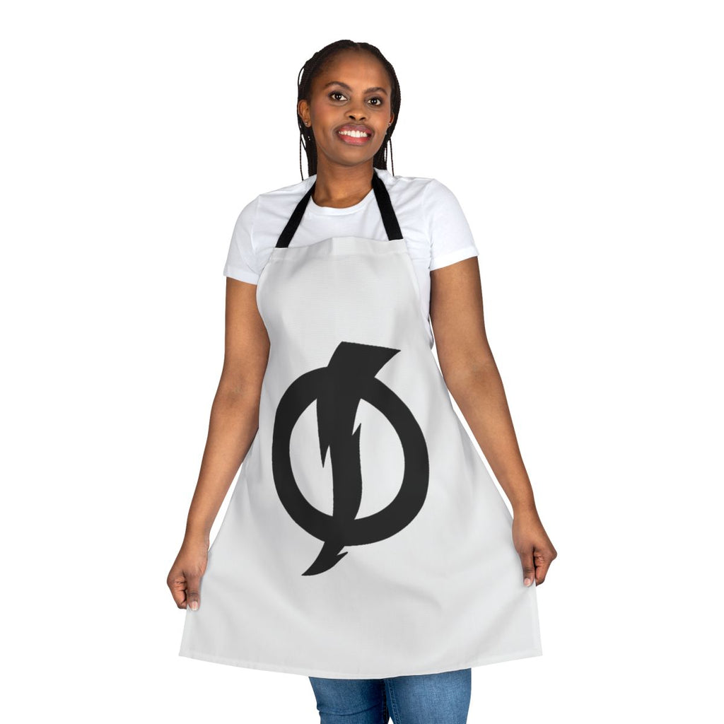 Static Shock inspired graphic design apron featuring the iconic character Virgil Hawkins