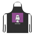 A superhero-themed apron with a 'Bucketman' design, perfect for the kitchen