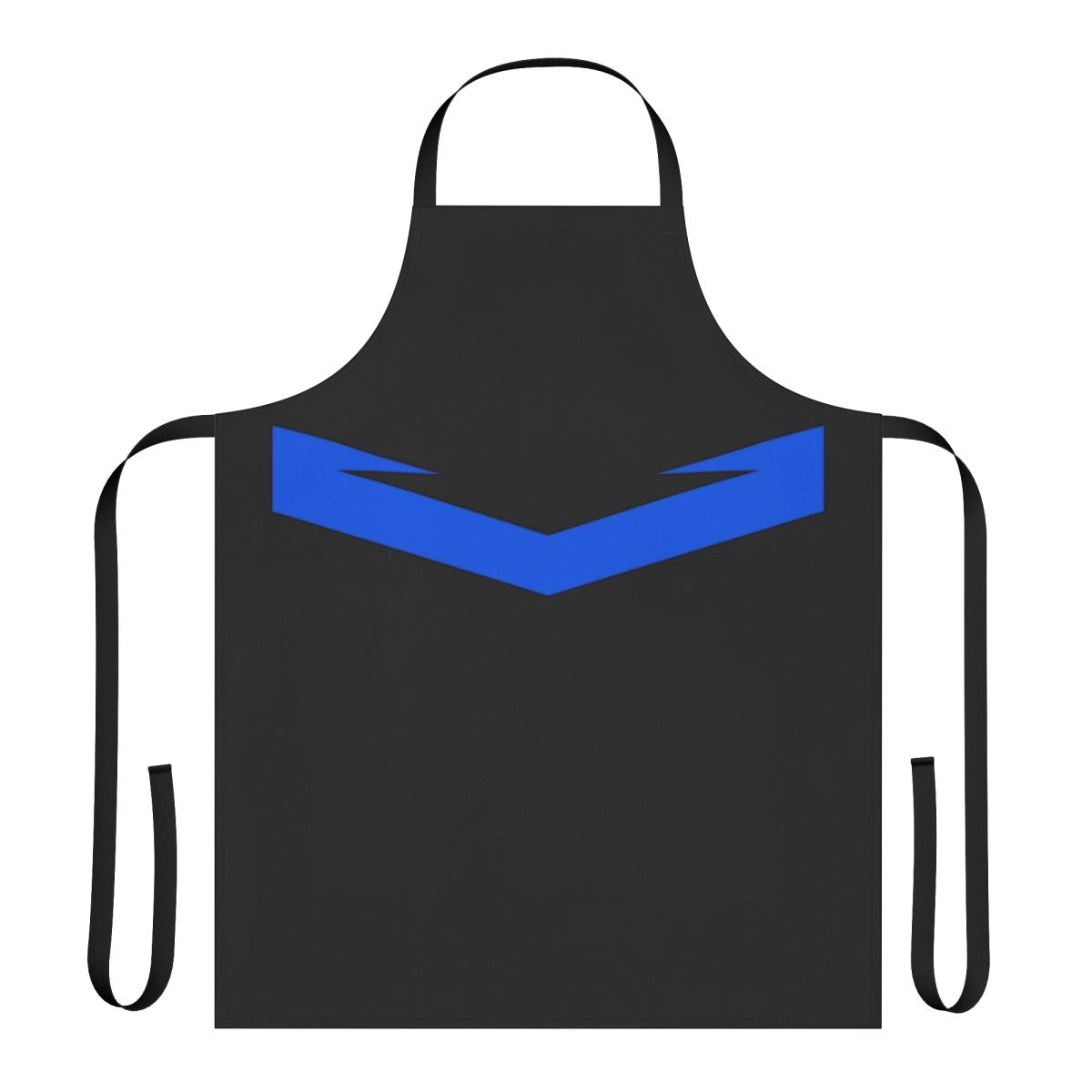 Nightwing-themed apron with the superhero's iconic logo and design