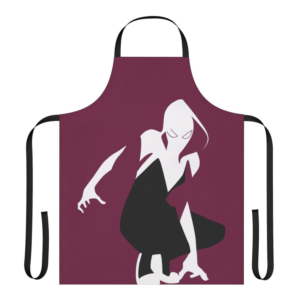 Apron featuring the character Spider Gwen from the Marvel Spider-Verse