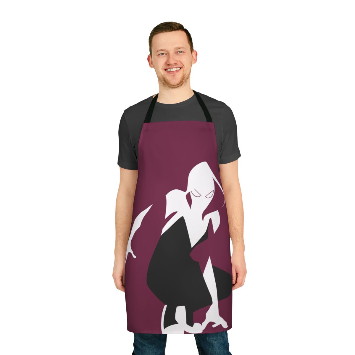 Apron featuring the character Spider Gwen from the Marvel Spider-Verse